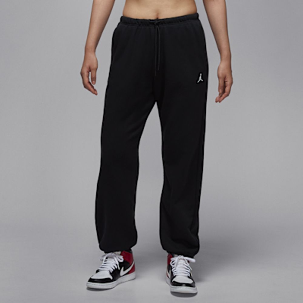 NIKE 長褲 女 運動褲 寬鬆版型 毛圈布 AS W J SPT DF CSVR FLC PANT 黑 IB2505-010 (3L6396)