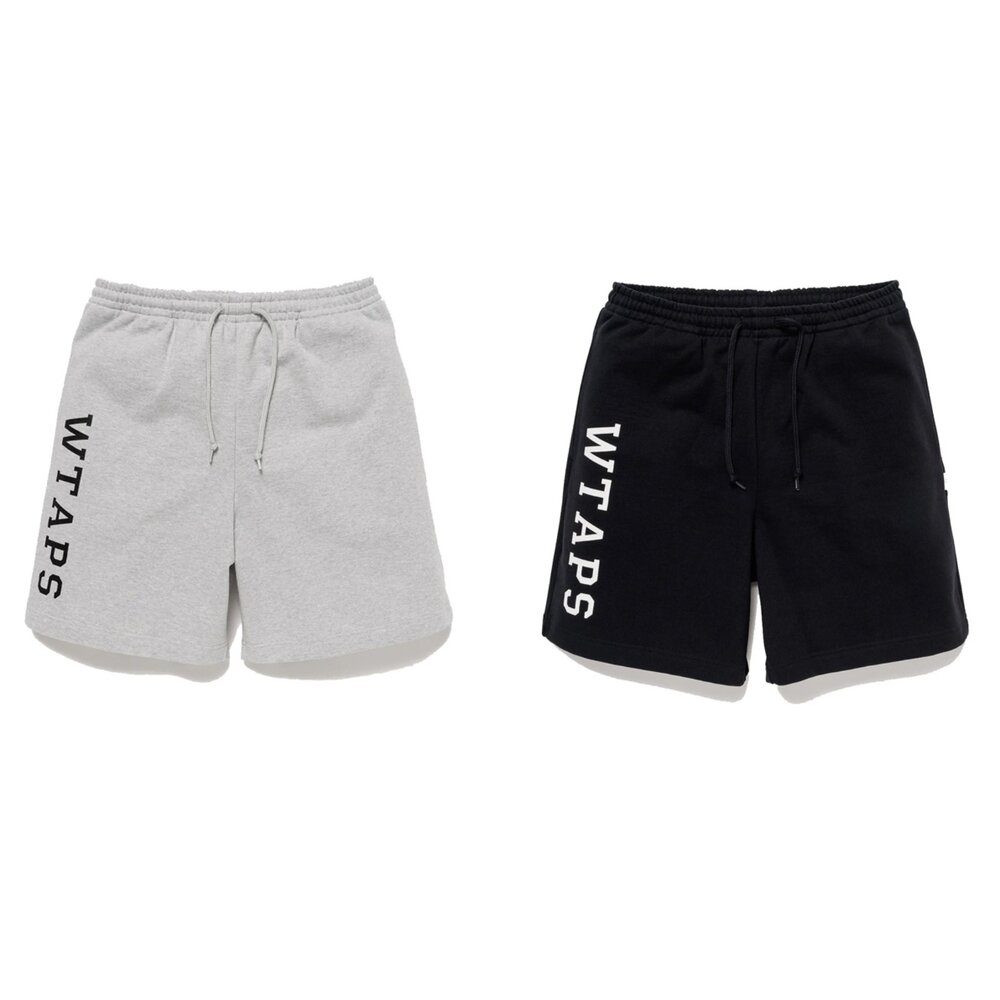 WTAPS ACADEMY 01 / SHORTS / COTTON 黑/灰棉短褲251ATDT-CSM07