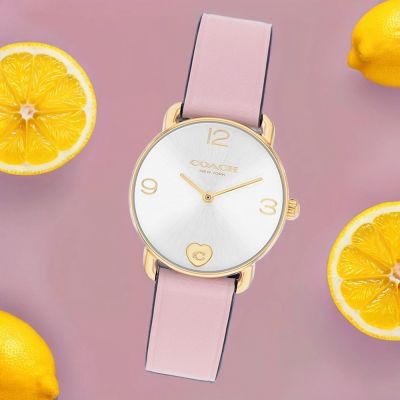 COACH Elliot 愛心C字女錶 手錶手鍊套組 寵愛媽媽 送禮推薦-28mm CO14000137