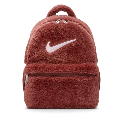 NIKE 後背包 童包 小包 運動包 毛毛包 Y NK FX FUR BACKPACK 棕紅 FZ1330-231