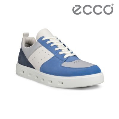 ECCO STREET 720 M 街頭趣闖防水皮革休閒鞋 男鞋 寶石藍