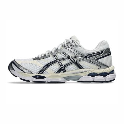 Asics 亞瑟士 GEL-Cumulus 16 [1203A733-103] 男女 運動休閒鞋 舒適 白銀 藍黑