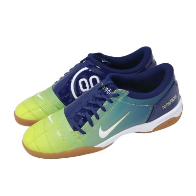 Nike 休閒鞋 Total 90 男鞋 藍 綠 膠底 足球鞋 IH2230-400