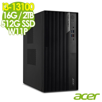 Acer 宏碁 Veriton VM4715G  商用電腦 (i3-13100/16G/2TB+512G SSD/W11P)