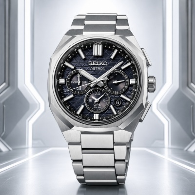 SEIKO 精工 ASTRON 鈦 太陽能雙時區 GPS衛星計時手錶 5X63-0AA0D