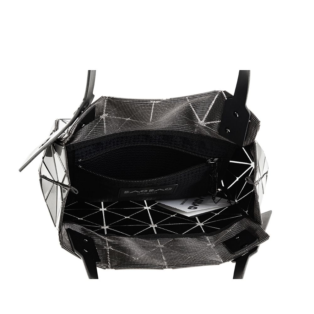 ISSEY MIYAKE 三宅一生BAOBAO 新款CARAT系列金屬材質4x4三角格手提包