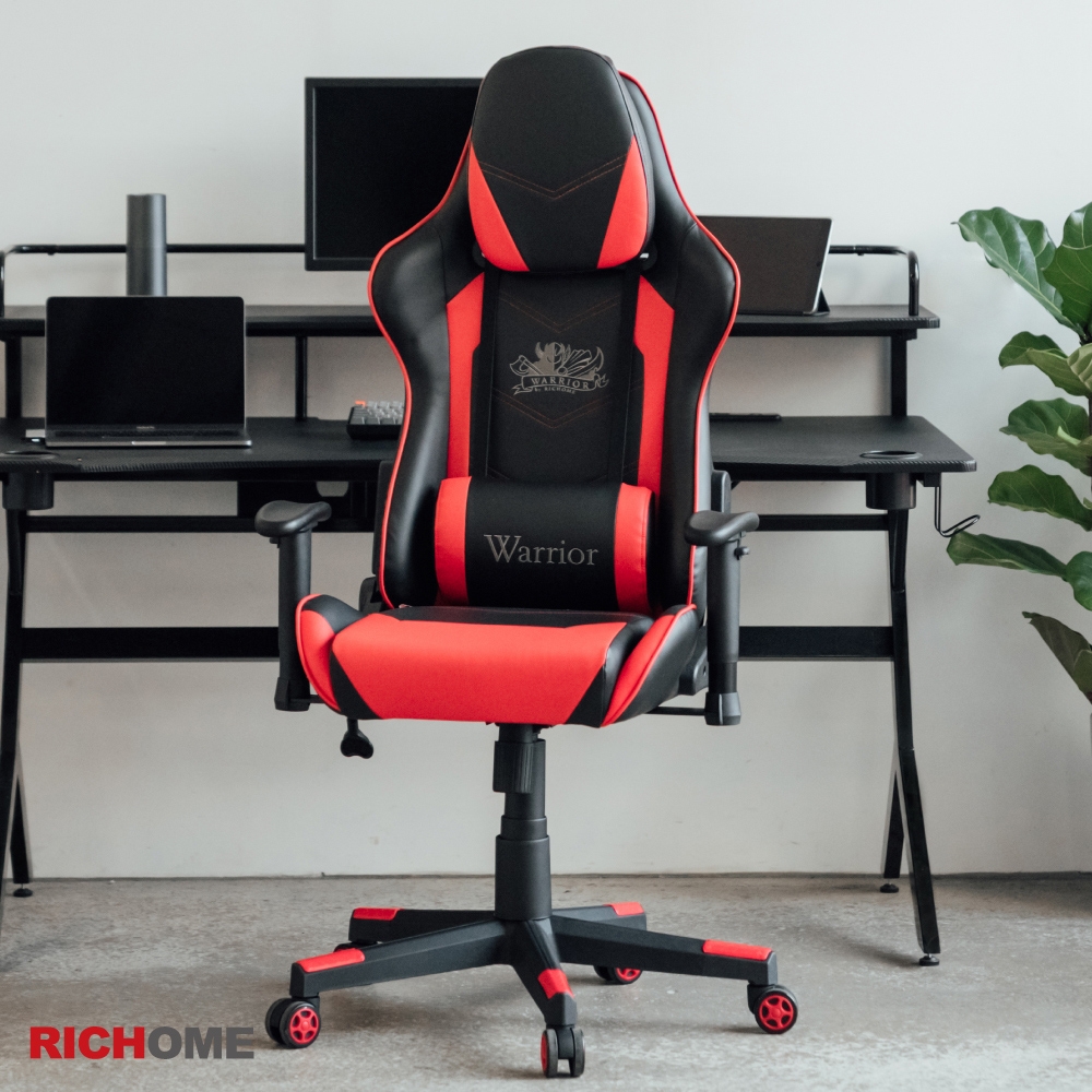 RICHOME WARRIOR鬼魅電競椅W68 x D75~106 x H123~133 CM | 電腦
