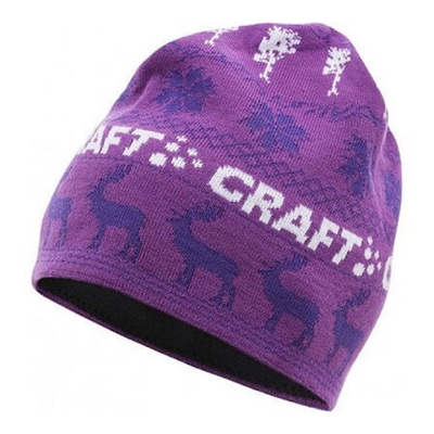 瑞典 Craft INGE HAT 英奇帽.彈性透氣保暖針織羊毛帽.毛線帽 粉紫