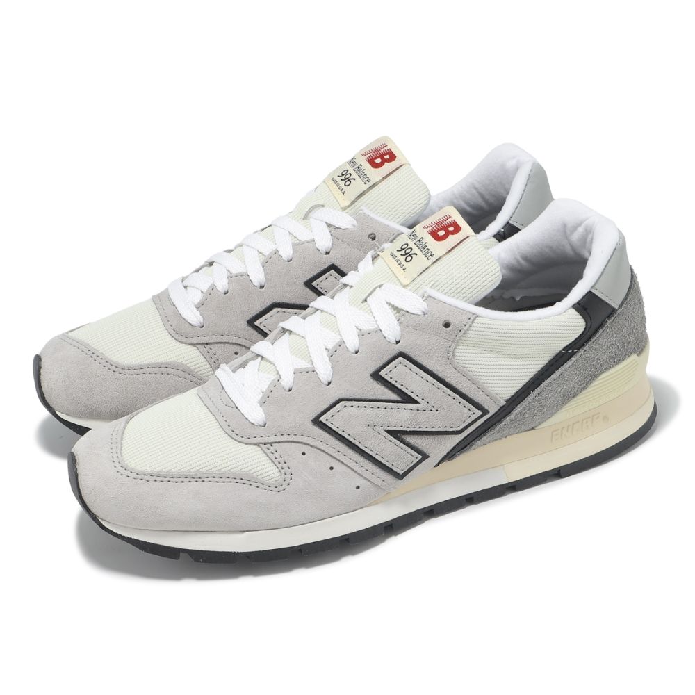New Balance NB 休閒鞋 996 男鞋 美製 灰 黑 麂皮 磨砂革 拼接 復古 NB U996TG-D