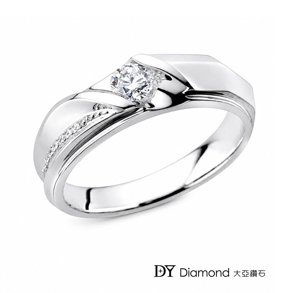 DY Diamond 大亞鑽石 18K金 0.20克拉 時尚風格男戒