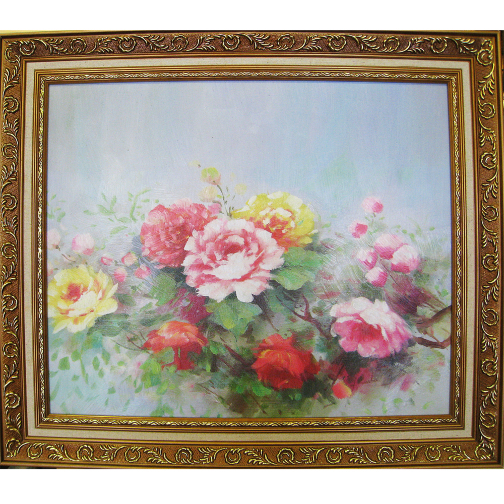 花開富貴【牡丹畫牡丹圖】 82x69cm | 開運畫作| Yahoo購物中心