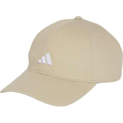 adidas 愛迪達 帽子 運動帽 棒球帽 遮陽帽 3BAR COTTON CAP 奶茶 KV1619