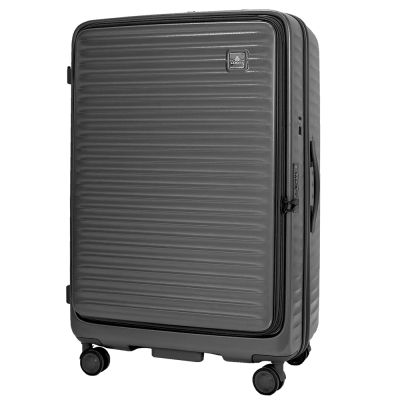 【LAMADA】29吋極簡漫遊系列 II 代煞車輪前開式旅行箱/行李箱(四色可選)