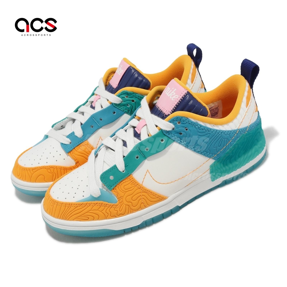 Nike 休閒鞋SWDC Wmns Dunk Low Disrupt 2 女鞋白綠橘拼接DX4220-100 Nike 休閒鞋SWDC Wmns Dunk Low Disrupt 2 女鞋白綠橘拼接DX4220-100