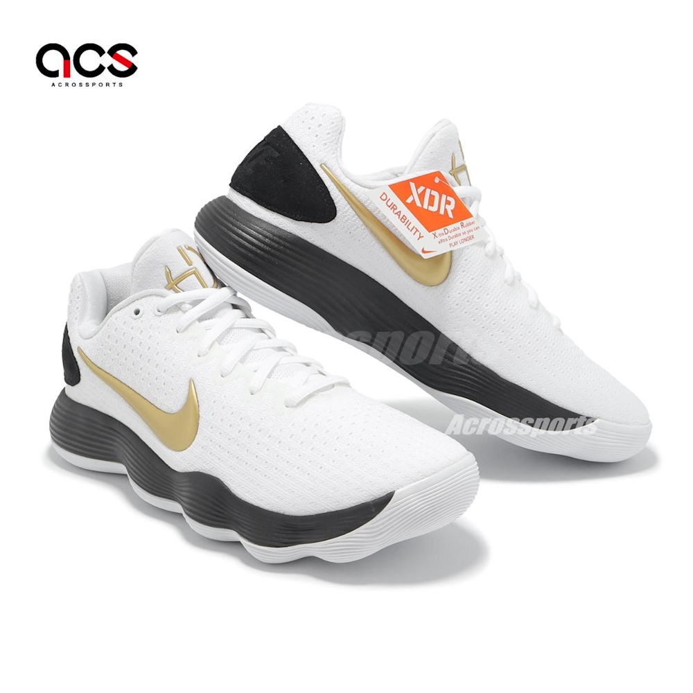Nike 籃球鞋Hyperdunk 2017 Low EP 男鞋白黑金緩衝輕量運動鞋HV1793