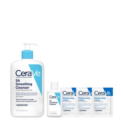 CeraVe適樂膚 水楊酸煥膚淨嫩潔膚露 473ml 特談限定組 官方旗艦店 溫和清潔 (贈品最低效期2026/11)