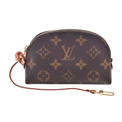 LOUIS VUITTON路易威登 LV M25653經典Monogram帆布塗層拉鍊化妝零錢包