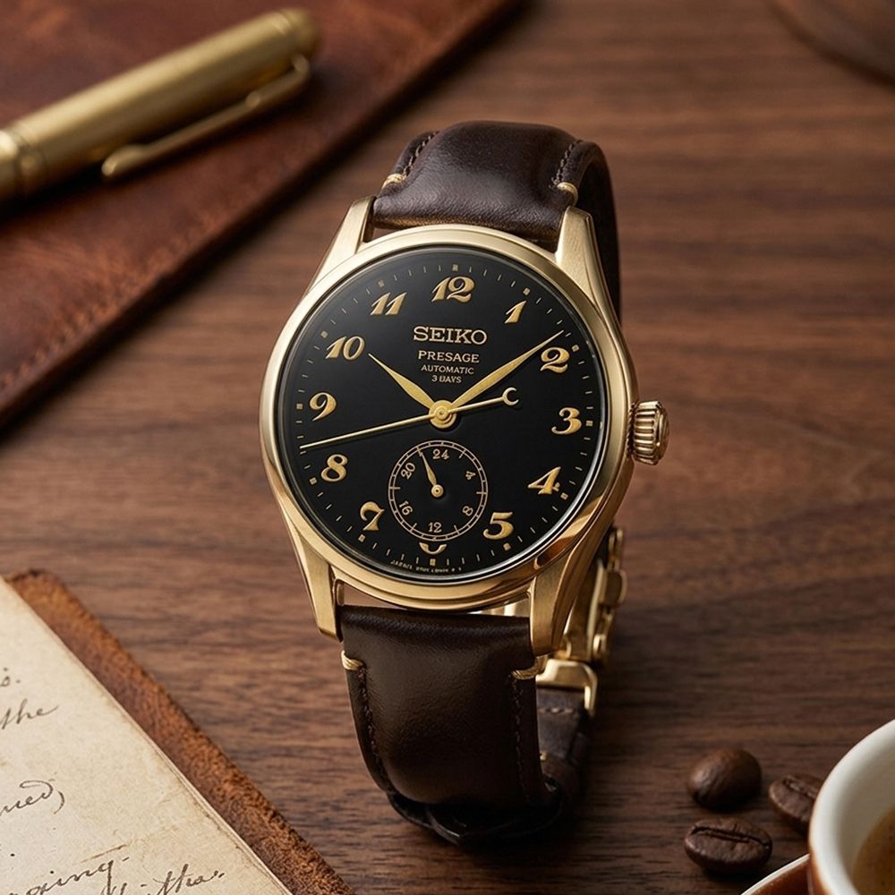 SEIKO 精工 Presage Craftsmanship 日式傳統漆藝機械錶 開學購物季 送禮首選-39.6mm(HCC006J/6R5H-00G0C)_SK045