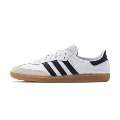 Adidas Samba Decon 女鞋 黑白色 經典 復古 皮革 麂皮 焦糖底 舒適 德訓鞋 休閒鞋 IF0642