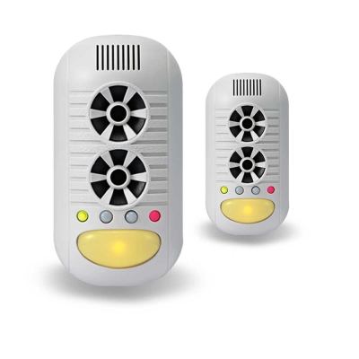 【DigiMax】強效型四合一超音波驅鼠器 UP-11H 二入組 [ 超音波驅鼠 ] [ 負離子空氣清淨 ] [ 磁震波驅蟲 ] [ 感應式黃光驅蚊 ]
