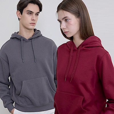 【雙12限時搶】GIORDANO加絨刷毛連帽上衣/束口褲【多色任選】