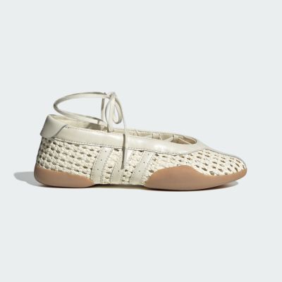 Adidas 愛迪達 Taekwondo Mei Ballet W [KI3582] 女 休閒鞋 復古 皮革 編織 米