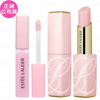 EsteeLauder雅詩蘭黛 ESTEE LAUDER 粉嫩慾望潤色護唇膏(3.2g)+贈粉嫩慾望全效修護唇膜(4.6ml)