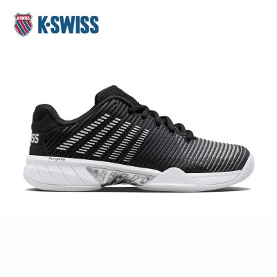K-SWISS 透氣輕量網球鞋 HYPERCOURT EXPRESS 2 運動 匹克球 女鞋 黑銀色 96613-085-M