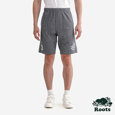 Roots 男裝-ROOTS ATHLETICS ARCH 棉短褲-灰色