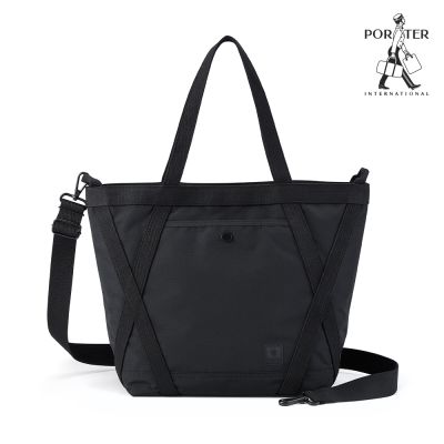 PORTER INTERNATIONAL - 穩固可靠LINK托特包(S) - 黑色