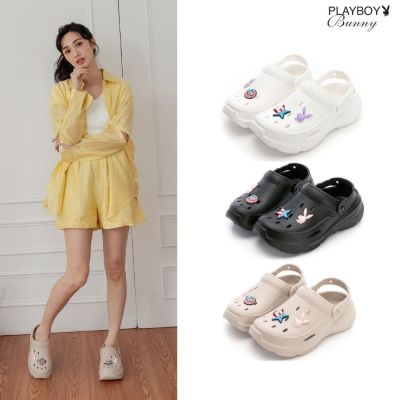 PLAYBOY 美式嘻哈2WAY防水懶人鞋-3色-PY1003