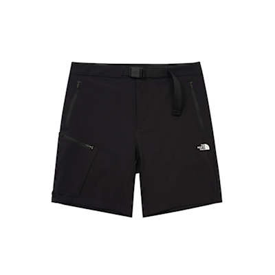 The North Face 北臉 短褲 男 休閒褲 防潑水 吸濕排汗 涼感 亞規 M HIKE TREKKER 黑 NF0A87W44H0