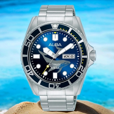 7-3432 ALBA Y652-506A クォーツ腕時計 100m防水 青 7-3432 ALBA Y652