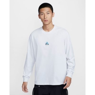 NIKE 耐吉 男長袖上衣-白 AS M NRG ACG LS LBR TEE LUNGS-DR7754122