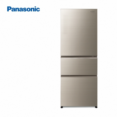 Panasonic國際牌 498公升 三門變頻 玻璃冰箱翡翠金 NR-C454HG-N