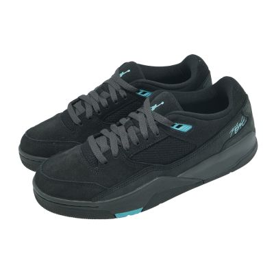 Nike 休閒鞋 Jordan Flight Court 男鞋 黑 藍 麂皮 復古 喬丹 HF3255-040