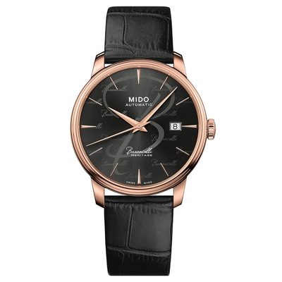 MIDO美度 官方授權 BARONCELLI永恆系列 超薄復刻機械腕錶 錶 手錶 送禮 39mm/ M0274073605100