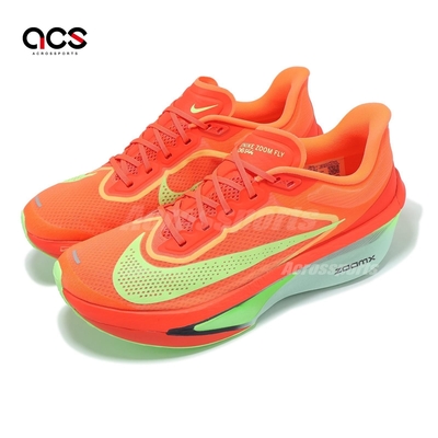 Nike 競速跑鞋 Zoom Fly 6 男鞋 紅 綠 碳板 輕量 回彈 運動鞋 FN8454-601