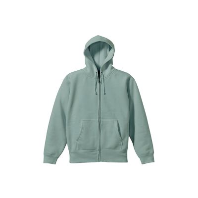 United Athle 10.0oz T/C 內刷毛連帽拉鍊外套 煙燻綠 3562001-269 [台灣現貨]