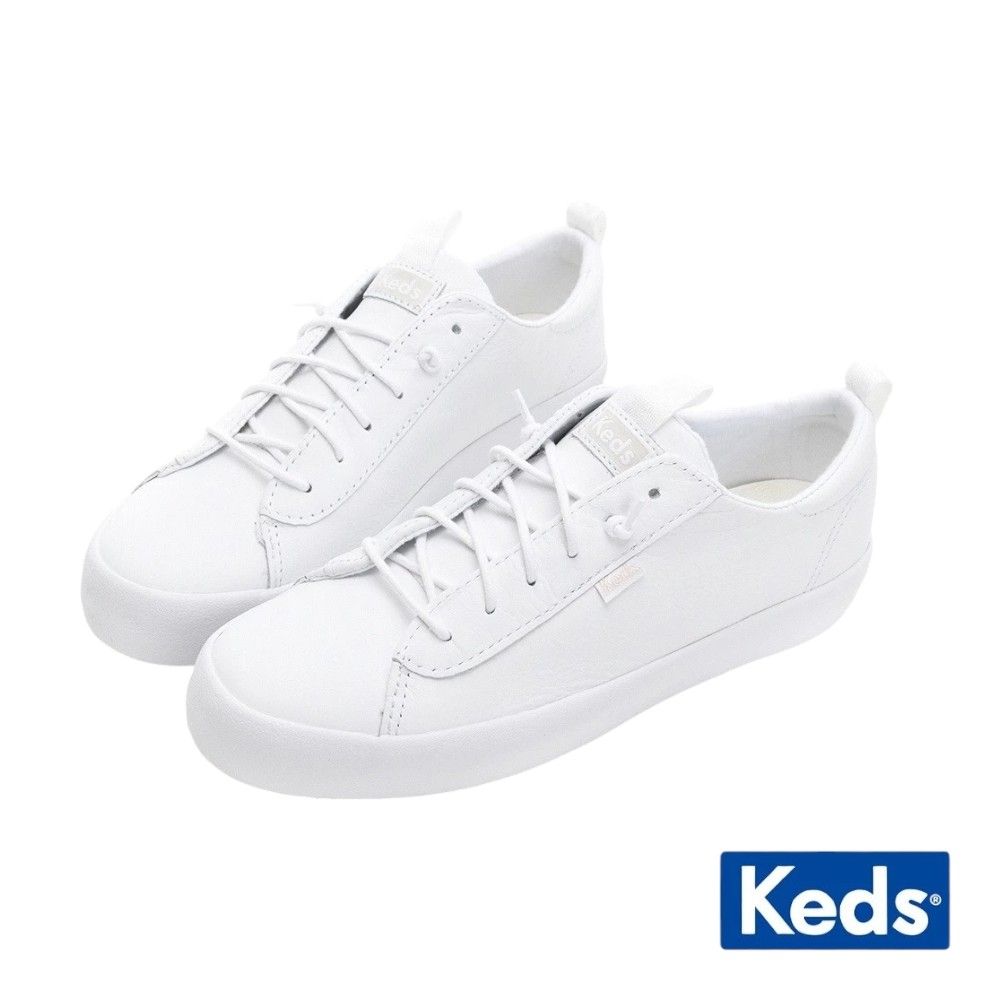 Keds精選人氣厚底皮革小白鞋系列 (C款)