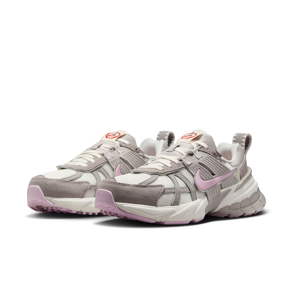 NIKE W V2K RUN 女鞋 休閒鞋 運動鞋 Y2K 麂皮 盈 透氣 米紫-HV5997161