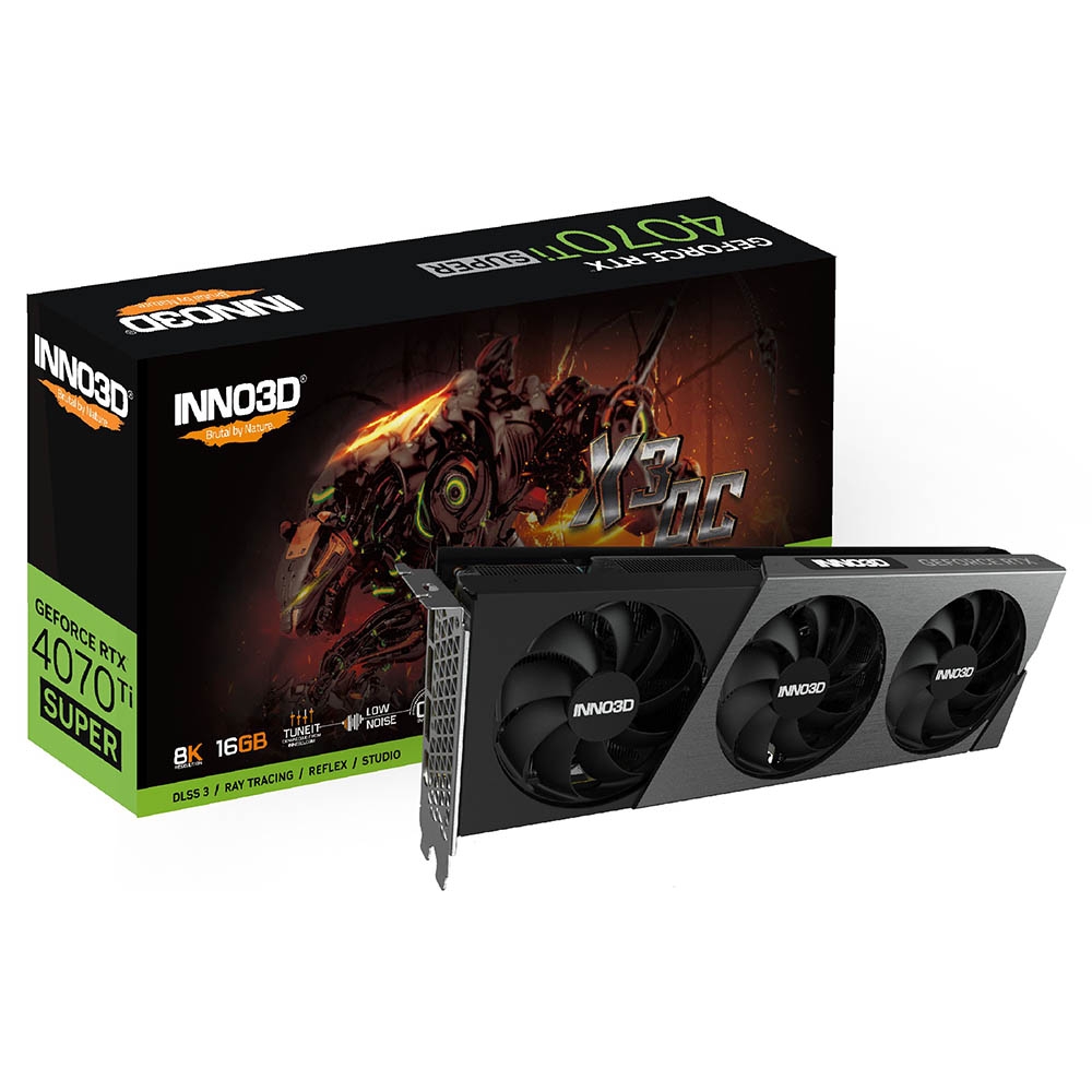 INNO3D 映眾RTX 4070 Ti SUPER 16GB GDDR6X X3 OC | RTX 40系列| Yahoo