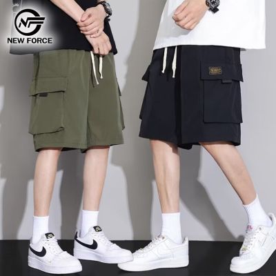 NEW FORCE 透氣輕感大口袋工裝男短褲-3色可選