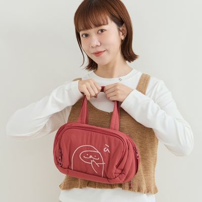 a la sha 害羞抹茶旅行盥洗化妝包/手提包