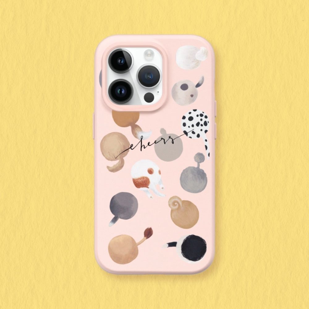 犀牛盾 iPhone 15/16/17系列 SolidX強化吸震緩衝防摔手機殼/獨家設計-冒牌氣球 (櫻花粉)