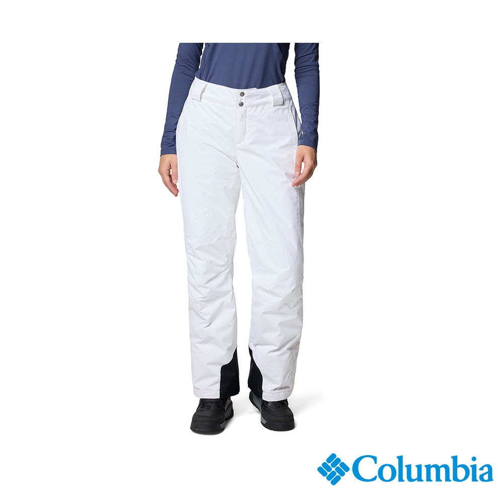 Columbia 哥倫比亞女款Omni Tech防水保暖雪褲-白色UWR90630WT/IF | 長