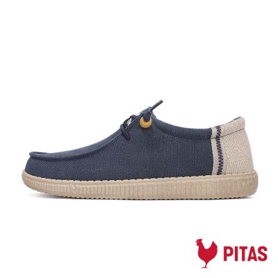 【PITAS】男鞋 WP150 RYAN 超輕量拼接懶人鞋 (PI2639-047 風帆藍)