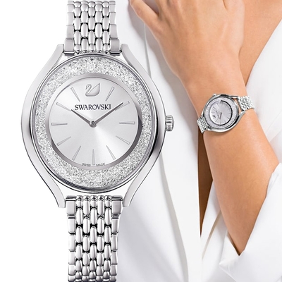 SWAROVSKI 施華洛世奇 Crystalline Aura 璀璨時尚腕錶-37mm 5519462