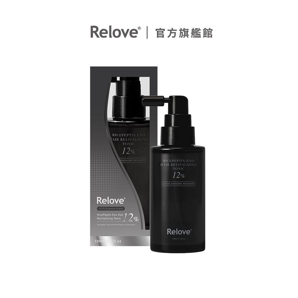 Relove 黑泌肽養髮液(加強版12%) 【官方旗艦店】