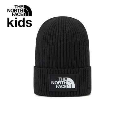 【The North Face 官方旗艦】北面兒童黑色舒適保暖毛帽｜8CGUJK3